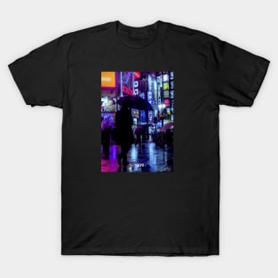 Tokyo Street Neon Synthwave T-Shirt